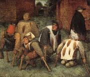 BRUEGEL, Pieter the Elder The Beggars china oil painting reproduction